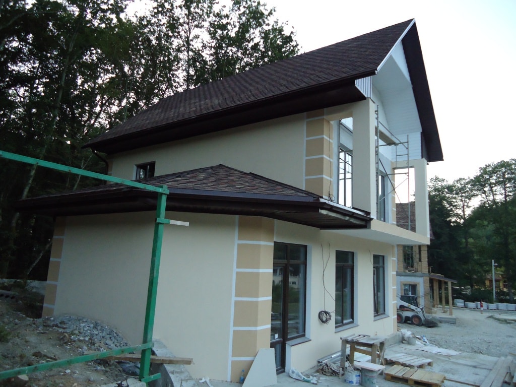 Двухэтажный жилой дом в с. Текос Геленджикский район